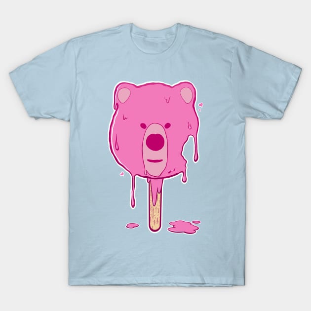 Melting Bear Ice Cream T-Shirt by ArtDiggs